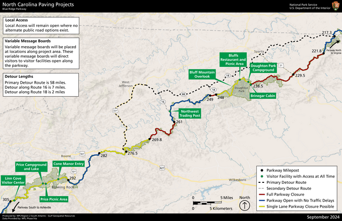 Blue Ridge Parkway Shuts Down Indefinitely After Catastrophic Storm Damage