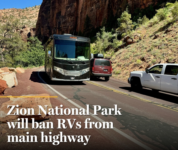 Big News for Zion National Park: Bye-Bye RVs!