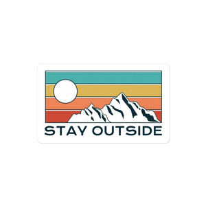 Stay Outside Sticker