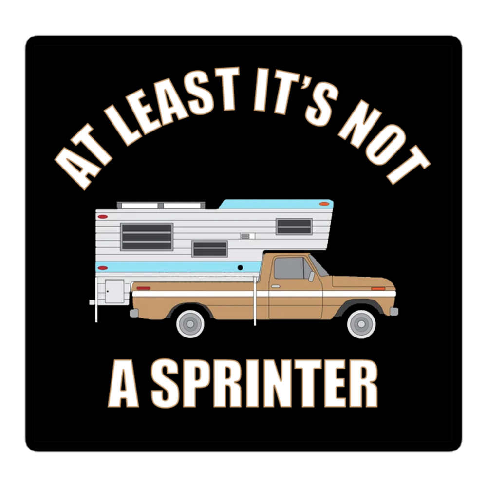 Not A Sprinter Sticker 2.0